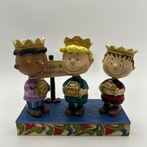 Jim Shore Peanuts Practice Makes Perfect Christmas Pageant The Wise Men 4045874